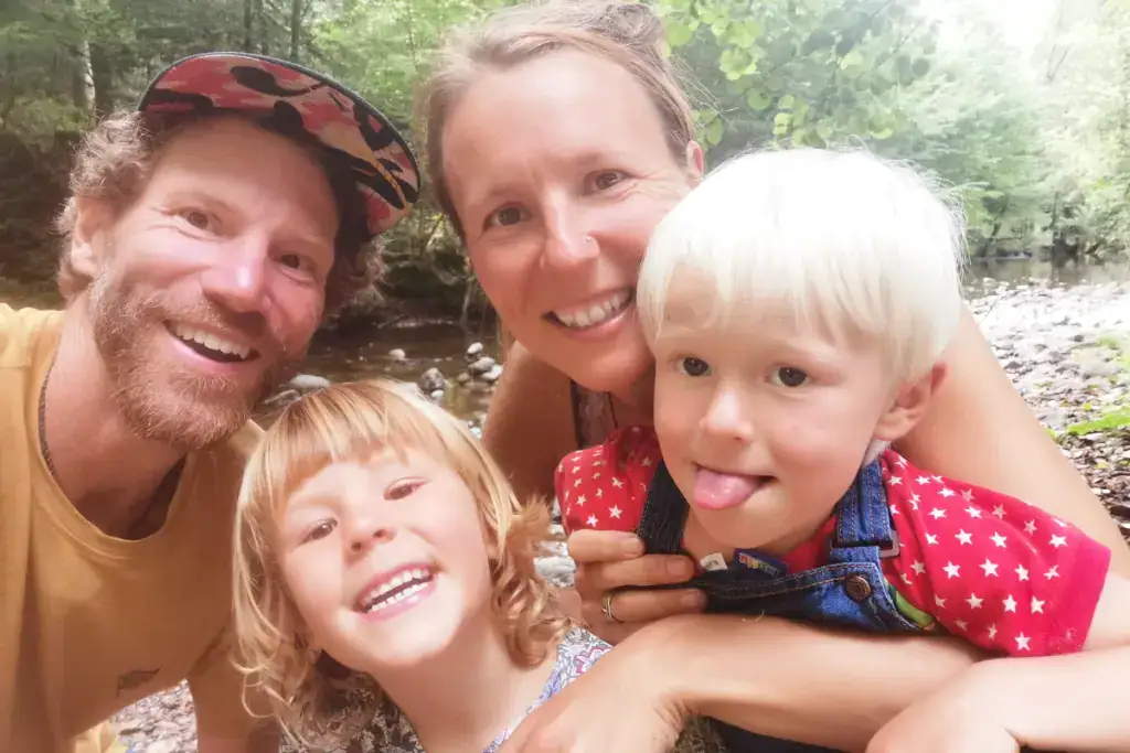 Silvester Family in forest